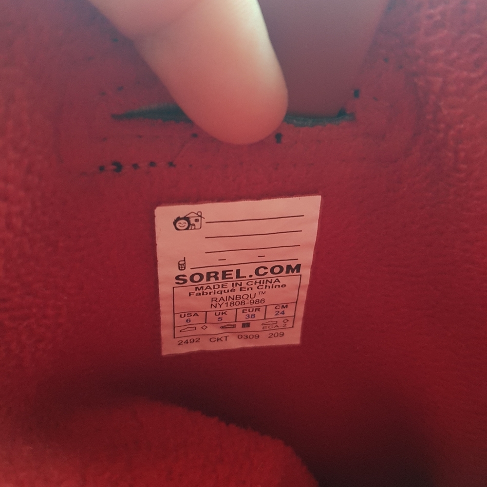 Sorel rain boots